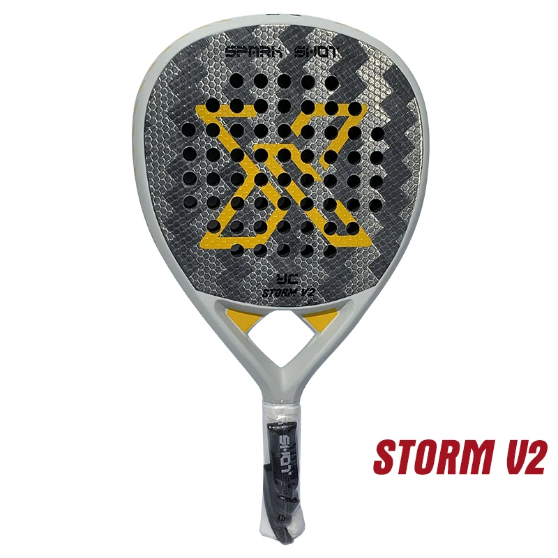 LUXUS 24K Alum Fibre Padel ütők STORM V2